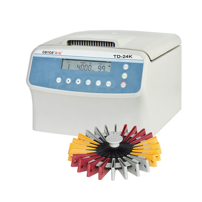 혈압 유형 카드에 대한 저소음 초과 속도 PRP PRF 원심분리기 TD-24K 마이크로 프로세서 제어