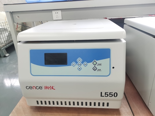 4x500ml 200ml 100ml 스윙 로터가 있는 탁상용 L550 저속 분리기