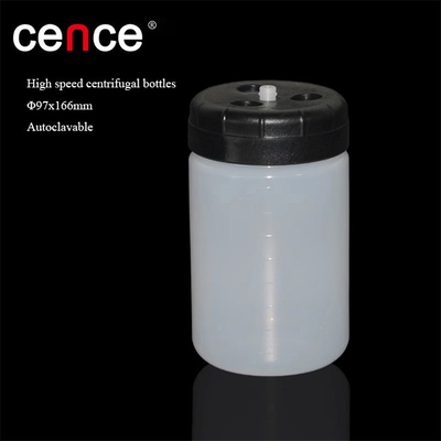 고속 원심 분기 병 1000ml PPCO 스크루 뚜?? 정확 한 샘플 처리를 위해