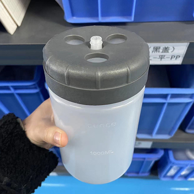 고속 원심 분기 병 1000ml PPCO 스크루 뚜?? 정확 한 샘플 처리를 위해