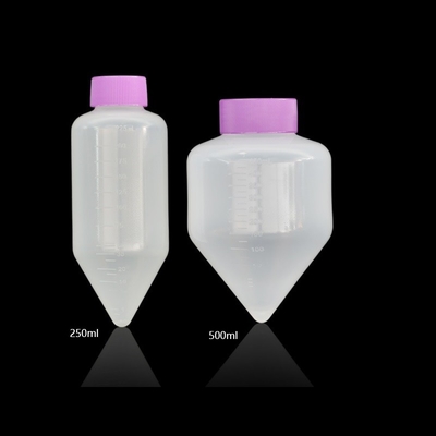 고속 원심분리 기계용 원심분리 튜브 250ml 피침형 튜브