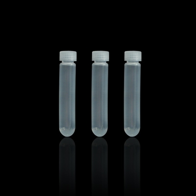 PPCO 재료와 캡을 가진 10ml 둥근 바닥 시험관