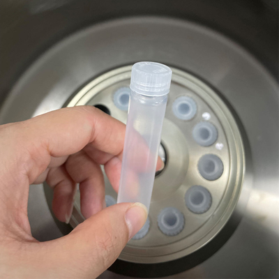 PPCO 재료와 캡을 가진 10ml 둥근 바닥 시험관
