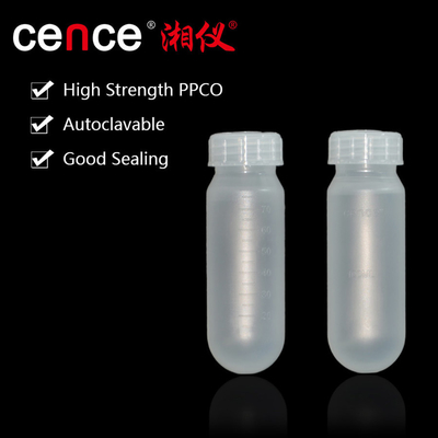 고속 원심화 및 일관성 분리를위한 100ml PP 원심화 튜브