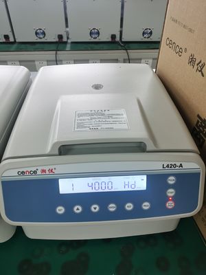 L420-A 저속 원심분리기 4200rpm 2760xg 최대 용량 12x20ml