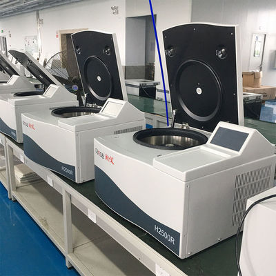 25000rpm 고속 냉장 원심분리기, 50560xg RCF 및 6x100ml 용량, 실험실 사용