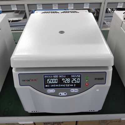 H1650R Model Bench High Speed Refrigerated Centrifuge with 16500rpm Max Speed and 21532xg Max RCF